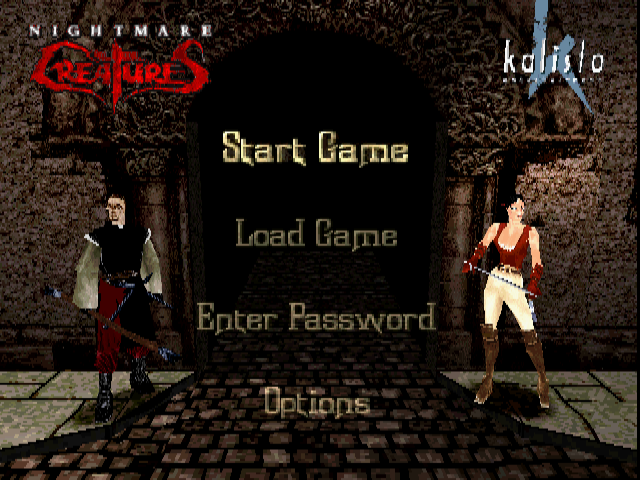 Creatures title screen for Playstation